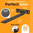 Hngsmart 4 x L Shelf Brackets (10.5"D x 5"W x 1 1/4"H) Heavy Duty Shelving Hardware, Suited for Rustic, Industrial, Farmhouse Decor, Floating Shelves Support , All Mouting Hardware Included-ANTIQUE