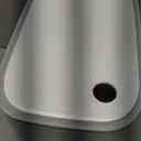 Automatic Motion Sensor Bathroom Trash Can with Lid, Slim Motion Sensor Plastic Narrow Seam Trash Can for Bedroom, Kitchen, Office, RV, 4 AA Battery Powered (Batteries Not Included), 19 garbage bags