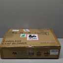 Leaf Blower Cordless, 21V Powerful Electric Leaf Blower with 2 * 4.0Ah Batteries & Fast Charger, 2-Speed Power Settings, Battery Powered Blowers for Lawn Care, Yard, Lawn, Patio, Dust, Blows Leaves (black)