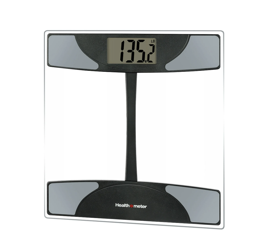 Glass Weight Tracking Scale Black/Clear - Health-O-Meter