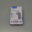 BEAUTURAL Fabric Shaver and Lint Remover, Sweater Defuzzer with 2-Speeds, 2 Replaceable Stainless Steel Blades, Battery Operated, Remove Clothes Fuzz, Lint Balls, Pills, Bobbles Gray