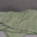 MIULEE Spring Decorative Throw Pillow Covers for Couch Bed Livingroom 20x20 Inch Set of 2 Sage Green Boho Accent Throw Pllows Broadside Striped Patchwork Soft Corduroy Pillowcases