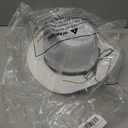 Men Women Western Cowboy Hat Classic Roll Up Cowgirl Hats with Buckle Belt (White)