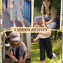 Oakgarden 4 Pack Girls' Capri Pants, 4-Color, 7-8 Years