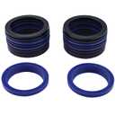 2PCS Snow Plow Angle Cylinder 1-1/2"Packing Seal Kit Compatible with Boss HYD01659, Fisher 339 340, Meyer 07831 07705, Western 25205