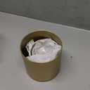 Briful Gold Metal Planters 3.93''/4.72''/5.9'' Gold Flower Planter with Drainage Hole for Outdoor Planting, Indoor Decorative Metal Buckets Floral Arrangement, Home Farmhouse Tables Decor, Set of 3