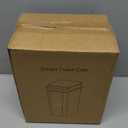 Smart Touchless Bathroom Trash Can 2.2 Gallon Automatic Motion Sensor Rubbish Can with Lid Electric Narrow Small Garbage Bin for Kitchen, Office, Toilet, Bedroom (Grey)