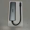 Acer USB C Hub, 7 in 1 Multi-Port Adapter for Laptop, 4K, HDMI Splitter with 2 USB A 3.1 & Type-C to HDMI Data Port, PD 100W Charging, SD Card Reader for Computer, Desktop, Space Grey