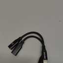 AGVEE 2 Pack 4 inch USB-C Female to Lightning Male Adapter, 30W Fast Charging Charger Converter for iPhone 14 13 12 11 Airpods iOS Device Carplay, Not for Audio, Black