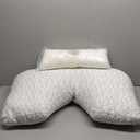 Coop Home Goods Original Cut-Out Adjustable Pillow, King Pillow Size, Bed Pillow for Neck & Head Support, Memory Foam Pillows - Medium Firm for Side Sleeper, CertiPUR-US/GREENGUARD Gold, White