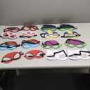 Superhero Masks Party Favors for Kids, 16 Packs Kids Super Hero Costumes Party Masks Birthday Gift Halloween Cosplay Felt Mask Superhero Partys Supplies Favors Decorations