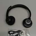 JIAMQISHI Wireless Headset with Mic for Work, Bluetooth V5.2 Headphones with AI Noise Cancelling Microphone, USB Dongle, Clear Calls & Mic Mute, for Laptop, PC, iPhone & Android Phones (Black)