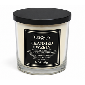 Tuscany Candle Charmed Sweetsimited Addition Baked Vanilla, Sprinkles & Icing