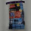 Hanes Men's Tagless Boxer Underwear, Exposed Waistband, Multi-packs  (Assorted - 6 Pack , Large)