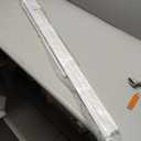 LazBlinds No Tools No Drill 1" Vinyl Mini Blinds, Cordless Blinds for Windows, Light Filtering Horizontal Window Blinds & Shades, 45" W x 48" H, White