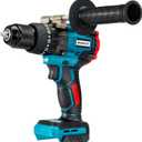 IRONFIST Cordless Drill for Makita 18V Batteries, 1/2 inch Metal Chuck Impact Drill/Driver, Brushless 150Nm MAX Torque, 2 Variable Speed 1250RPM for Professional (NO BATTERY)