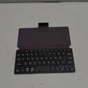 Universal Wireless Keyboards Ultra Light Portable Mini Keyboard with Adjustable Angle Stand & Leather Case,Computer Keyboards Rechargeable Travel Bluetooth Keyboard for iPad Android,Windows and iOS (Black)