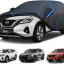 Kayme SUV Car Cover Custom Fit for Nissan Murano, Chevrolet Chevy Blazer, Dodge Journey,Windproof Upgraded & 100% Waterproof All-Weather Full Exterior Cover Rain Snow Protector with Door Zipper, Towel