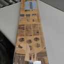 Art3d Peel and Stick Floor Tile Vinyl Wood Plank 36-Pack 54 Sq.Ft, Deep Gray, Rigid Surface Hard Core Easy DIY Self-Adhesive Flooring (36 x 6 x 0.1 inches)