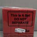 Teling 8 Pcs Coin Storage Box 2x2inch Flip Holders Box Coin Collectors Supplies Holders for Cents Collection Cardboard (9 x 2 x 2 Inches,Red)