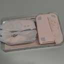 PlayVital Hard Case for Nintendo Switch 2 with Extra Stand & Thumb Grip Caps | Split Design, Dockable Protective Full-Body Shell Cover for Nintendo Switch 2 | Solid Color Series, Cherry Blossoms Pink