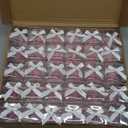 Hoolerry 30 Pcs Baby Shower Favors Mini Bear Candles Party Favors with Boxes Handmade Bear Shaped Candles Bulk for Baby Shower Boys Girls Wedding Gender Reveal Party Guest (Light Pink)