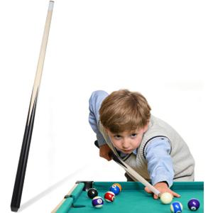 Kids Billiard Cue Stick Hardwood Pool Cue Children Pool Stick Kids Ideal Practice Tight Spaces Child Billiard Table