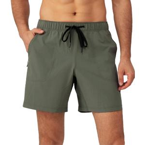 Separatec Mens Hiking Shorts - 7" Lightweight Quick Dry Casual Shorts with Zipper Pockets for Outdoor Active,Running,Travel (L)
