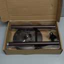 ZCCZ Toilet Paper Holder Stand, Freestanding Tissue Roll Dispenser with Reserve Storage, Bathroom Organizer for 5 Mega Rolls, Oil Rubbed Bronze Finish, Space-Saving Design for Modern Home Dcor (Orb)