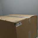 GREENSTELL Vanity Stool Chair with Storage and Folding Back, 15.7" x 15.7" x 19.5" Faux Fur Soft Ottoman for Adults, 4 Metal Legs with Anti-Slip Feet, Furry Padded Seat for Makeup, Bedroom, White