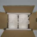 LE TAUCI Sauce Cups 2 OZ, Small Dipping Bowls, Mini Ceramic Ramekins Souffle Dishes, Sauce Dip Bowls for Charcuterie Boards, Microwave & Oven Safe, Set of 6, White