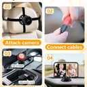 Dual Baby Car Camera HD 1080P: 3 Mins Easy Setup 7-Inch Recording Monitor Backseat Camera for 2 Kids with Clear Night Vision - USB Powered