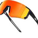 Fanshen Kids Baseball Sunglasses for Boys Girls Ages 3-12, Sports Polarized Youth Baseball Softball Sunglasses UV Protection