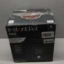 Instant Pot Pro 10-in-1 Pressure Cooker, Slow Cooker, Rice/Grain Cooker, Steamer, Saut, Sous Vide, Yogurt Maker, Sterilizer, and Warmer, Includes App With Over 800 Recipes, Black, 6 Quart