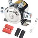 Max 300A Heavy Duty Solenoid Relay Nickel-Plating for Golf Carts, Winch, Marine in Rush 12VDC