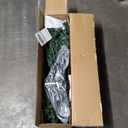 Goplus 5FT Pre-Lit Artificial Christmas Tree, Hinged Spruce Xmas Full Tree with 150 LED Multicolor Lights, 11 Lighting Modes, 600 PVC Branch, Foldable Base, for Indoor Home Office Decoration