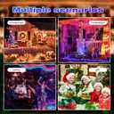 Projector Lights Outdoor, 14 Colors Water Wave Ocean Moving Effect RGBW LED Night Light Weatherproof with Remote & Timer for Halloween Christmas Holiday Garden Yard House Parties Bedroom Ceiling Decor