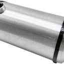 JSD 8 Gallons 10"x24" Aluminum Spun Round Fuel Tank / Gas Tank End Fill 1/4" NPT Outlet