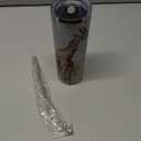 Onebttl Giraffe Gifts for Giraffe Lovers, 20oz Insulated Stainless Steel Tumblers with Lids and Straws, Perfect Gifts for Christmas & Birthday - Watercolor