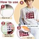 GIRAFVINYL Maroon Holographic Vinyl Heat Transfer - 12" X 8ft Burgundy HTV Maroon Soft Metallic Iron on Vinyl for T-Shirt, DIY Fabrics Appearance