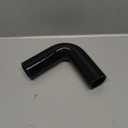 X AUTOHAUX 45mm 1.77" ID 90 Degree Elbow Silicone Reducer Hose Pipe Bend Turbo Water Intercooler Black