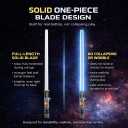 Liberty Imports 2-in-1 LED Light Up Sabers, Dual Bladed Toy Saber Swords Set for Kids with FX Power Up and Motion Sensitive Sound Effects for Cosplay, Dress Up, 29 Inch