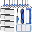 Replacement Parts Accessories Kit for Eufy RoboVac 11S, 15C, 30, 30C, 12, 35C Vacuum Filters, 10 Side Brushes, 8 Filter, 1 Pre Filter, 1 Roller Brush Guard