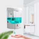 Touchless Automatic Hand Sanitizer Dispenser, Gel Wall Mount Hands Free Soap Dispenser Mounted 700ML for Hotel, Office, School, Kitchen, Church, Shopping Mall, Applicable to Multiple scenarios White