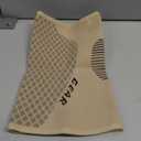 Physix Gear Knee Compression Sleeve for Men & Women - Best Compression Knee Brace for Walking, Running, Gym, Basketball, Weightlifting,Workout, Sports - Knee sleeves Support Compression & Stability (XL, Beige/Black)