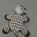 Squeaky Plush Dog Toys - Adorable Animal Designs with Soft Cotton Filling, Cute Stuffed Dog Chew Toys for Small, Medium Non-Aggressive Chewing Dogs Chewer (White - Giraffe/Lamb)