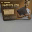 Christmas Gifts Heating Pad for Back, Neck, Shoulder Pain & Cramps Relief, Electric Heating Pad with 6 Heat Settings, Auto-Off, Moist Dry Heat Options, Gifts for Women, Men, Mom, Dad, Wife, Husband (12"x24"), Rock Gray