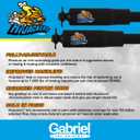 Gabriel 49110 HiJackers Rear Adjustable Air Shock Absorbers Fits Dodge 880, A100, Coronet, Dart, Lancer, Meadowbrook, Polara, Chrysler 300; DeSoto; Edsel Corsair; Plymouth Barracuda (1 Pair)