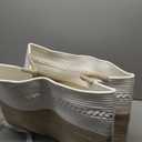 Extra Large Laundry Basket Woven From Natural Cotton Rope With Handles Storage Blankets For Living Rome Big Decorative Quilted Baskets For Clothes Toys Pillows Hamper 24"x16"x14" White/Brown