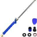 Buyplus Jet Nozzle Power Washer for Garden Hose, High Pressure Hose Nozzle with Hose Quick Connectors, Hydro Power Washer Hose Attachment